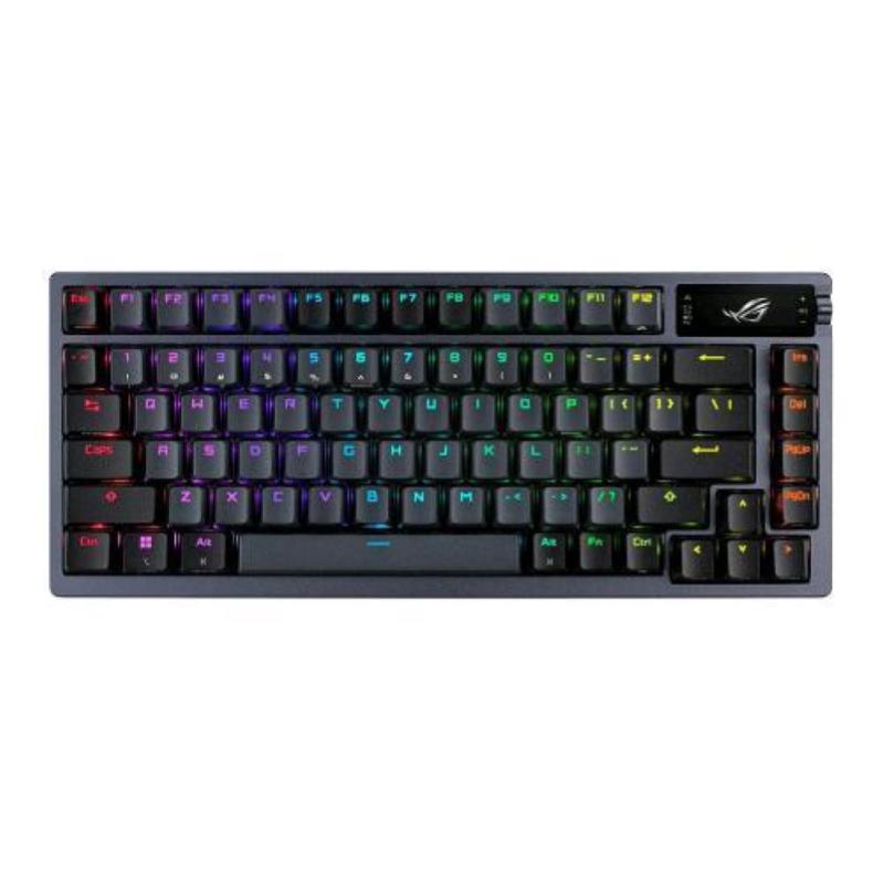 Asus rog azoth tastiera meccanica rgb gaming wireless tkl 75 tasti display oled switch rog nx rosso sostituibili illuminazione rgb layout italia nero Asus rog azoth tastiera meccanica rgb gaming wireless tkl 75 tasti display oled switch rog nx rosso sostituibili illuminazione rgb layout italia nero