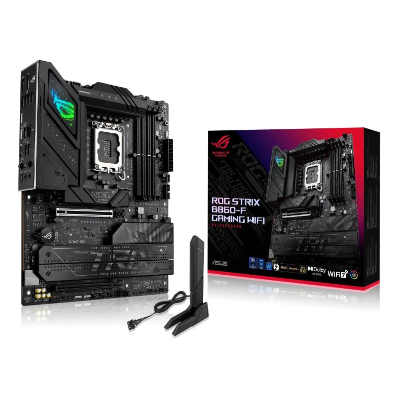 Asus rog strix b860-f gaming wifi intel b860 lga 1851 (socket v1) atx