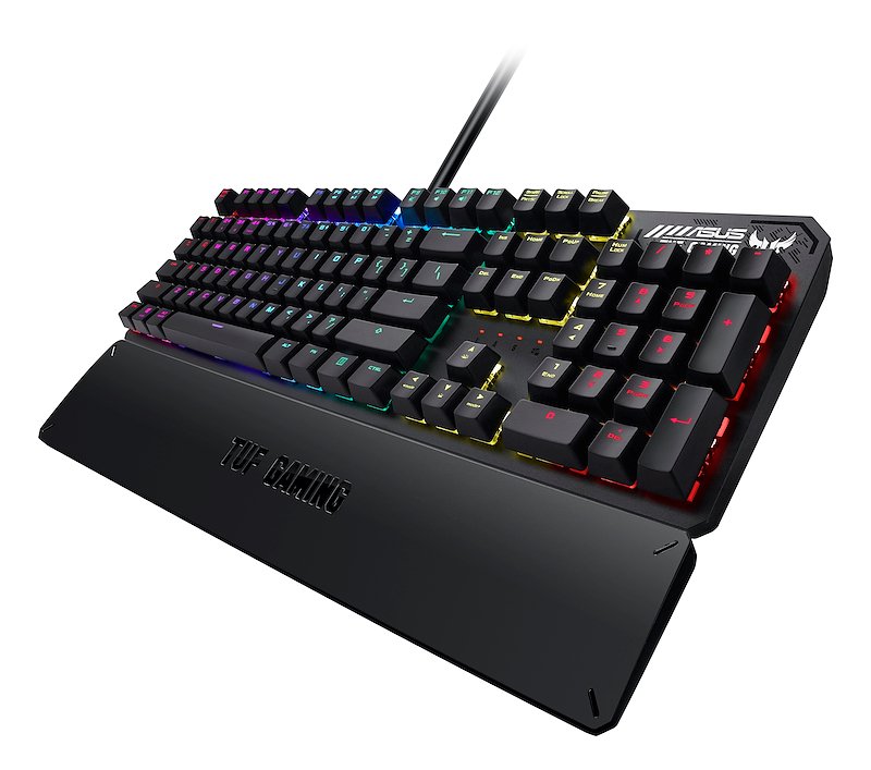 Asus Tastiera Tuf K3 Gaming Gun Retroilluminata Metal Gray