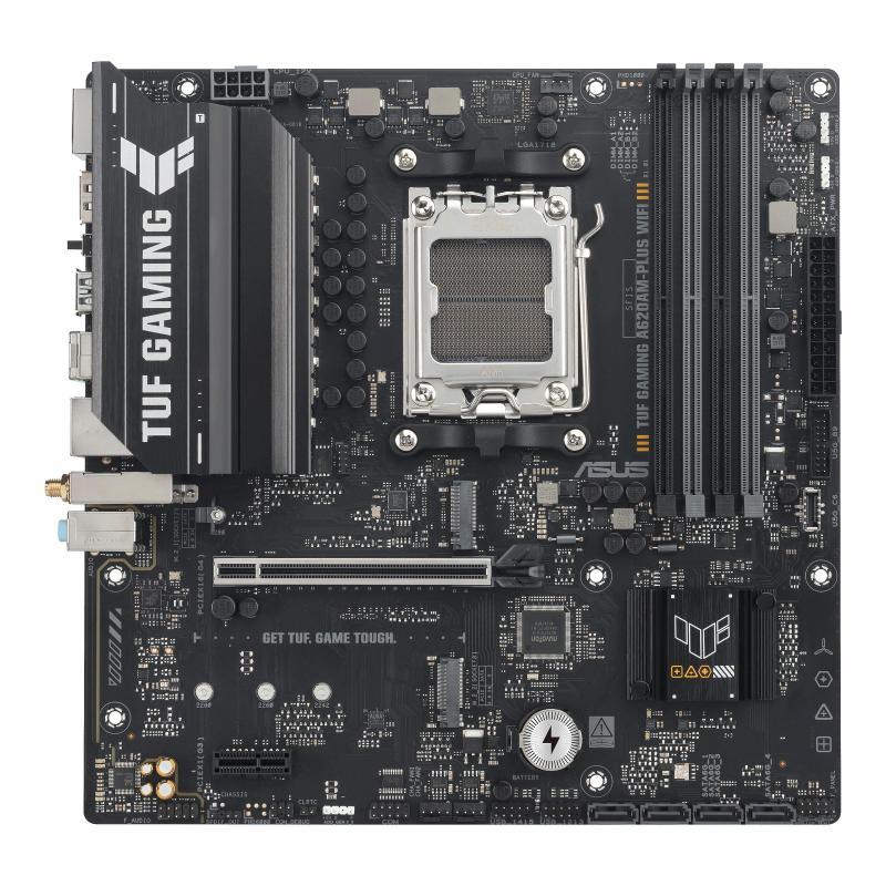 Asus tuf gaming a620am-plus wifi amd a620a socket am5 micro atx