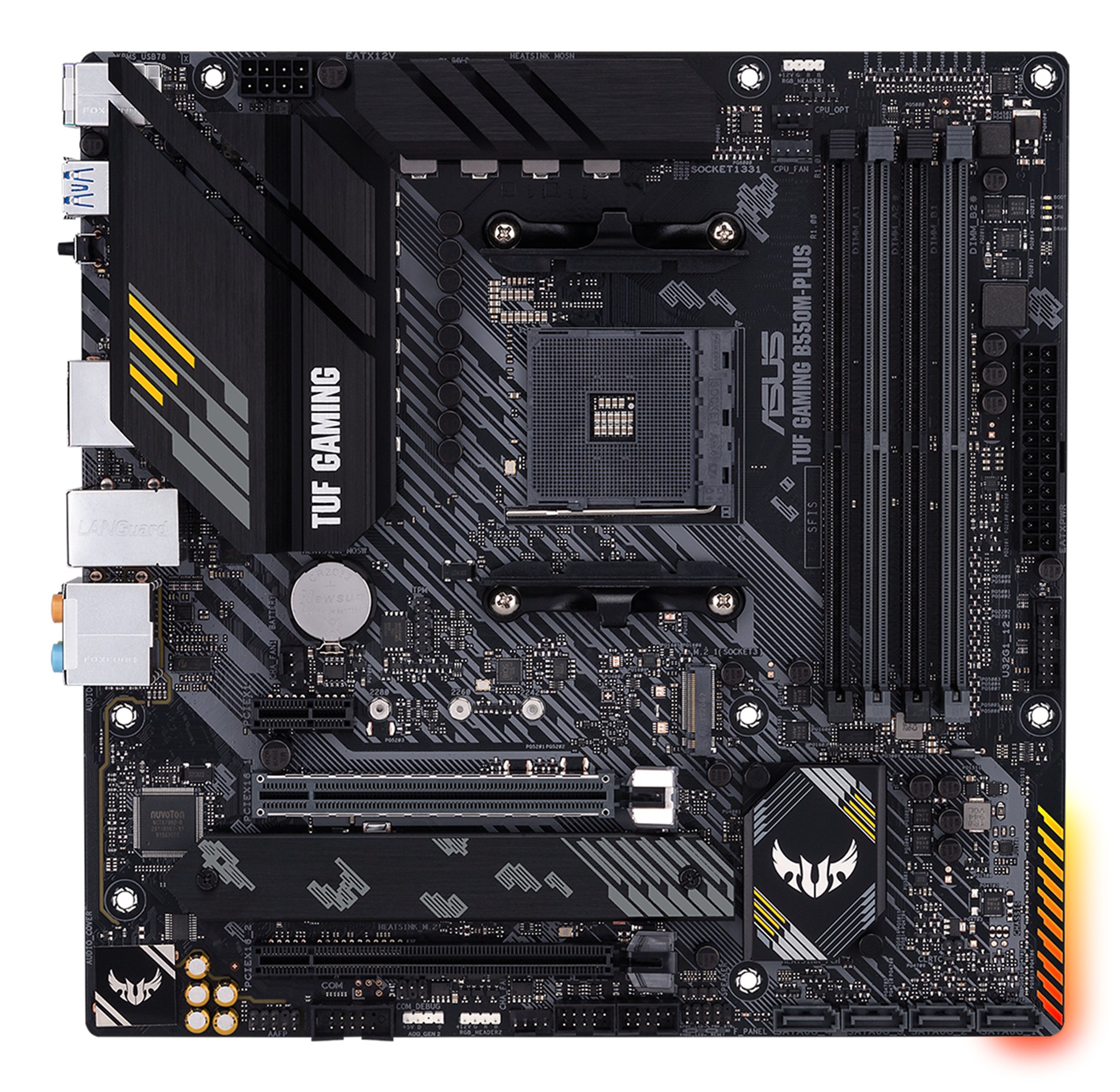 ASUS TUF GAMING B550M PLUS AMD B550 Socket AM4 micro ATX