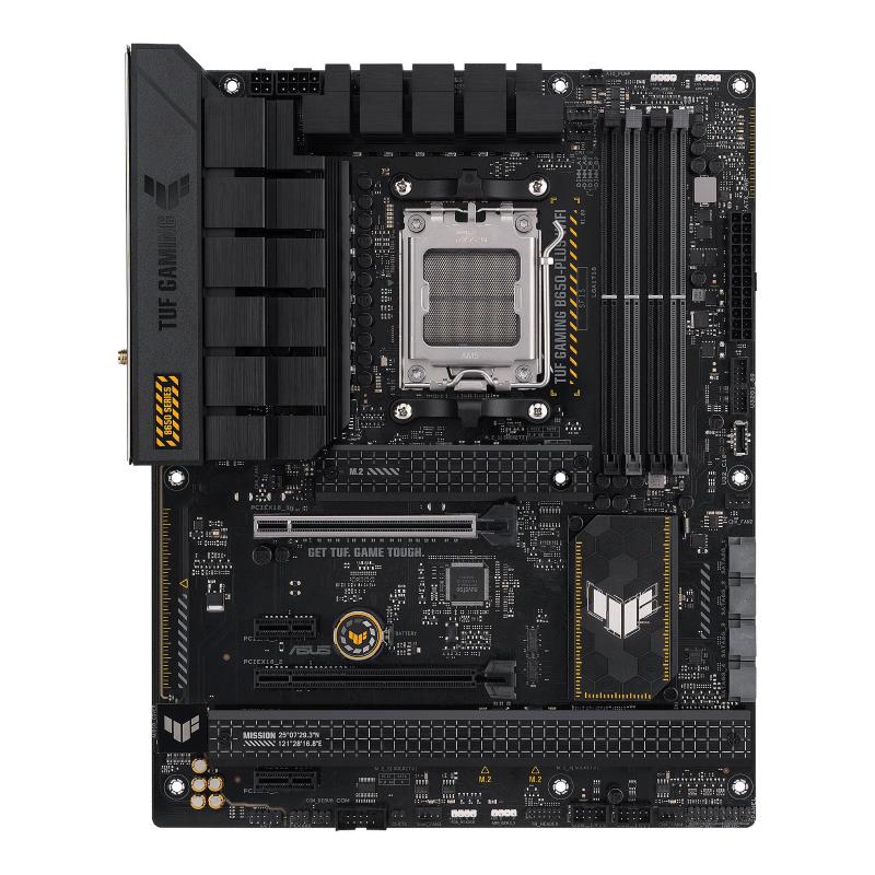 Asus tuf gaming b650-plus wifi scheda madre gaming atx amd b650 am5 ddr5 4xpci 4.0 wifi 6 (802.11ax) intel 2.5gb ethernet realtek 7.1 3xm.2 4xsata 6gb-s aura sync rgb nero