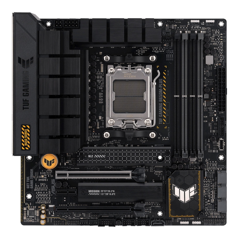 Asus tuf gaming b650m-plus amd b650 presa di corrente am5 micro atx