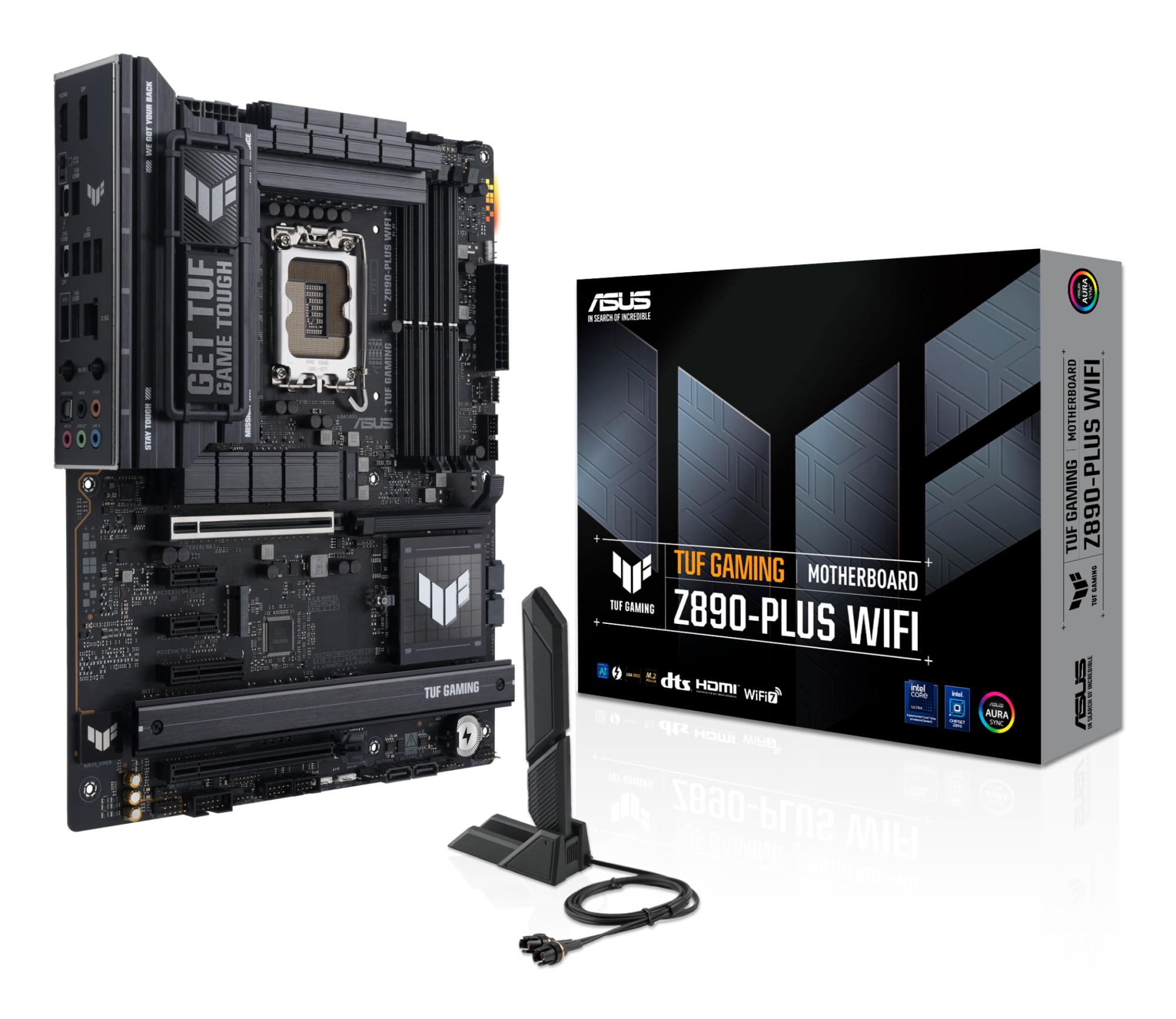ASUS TUF GAMING Z890-PLUS WIFI Intel Z890 LGA 1851 (Socket V1) ATX ASUS TUF GAMING Z890-PLUS WIFI Intel Z890 LGA 1851 (Socket V1) ATX