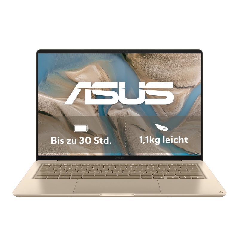 Asus zenbook 14 ux3480qa-u1157w copilot+ pc snapdragon x1-26-100 computer portatile 35,6 cm (14) wuxga 16 gb lpddr5x-sdram 512