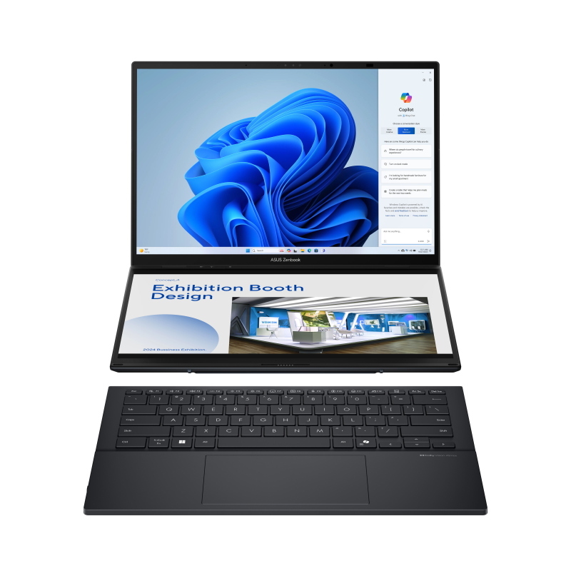Asus zenbook duo ux8406ca-pz068x intel core ultra 9 285h ibrido (2 in 1) 35,6 cm (14) touch screen 3k 32 - tastiera qwertz Asus zenbook duo ux8406ca-pz068x intel core ultra 9 285h ibrido (2 in 1) 35,6 cm (14) touch screen 3k 32 - tastiera qwertz