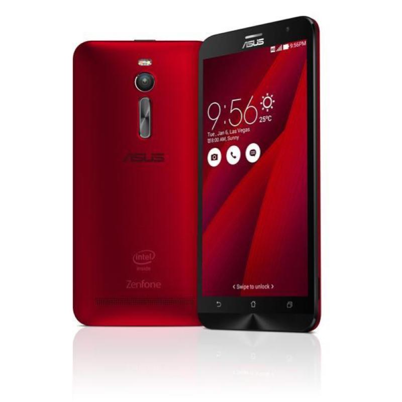Asus zenfone 2 dual sim 5.5 ips full hd quad core 32gb ram 4gb 4g lte italia red