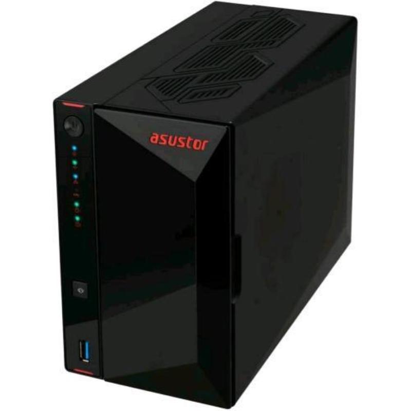 Asustor as5402t nas 2 baie quad-core 4gb ram nimbustor 2 gen2 archiviazione di rete