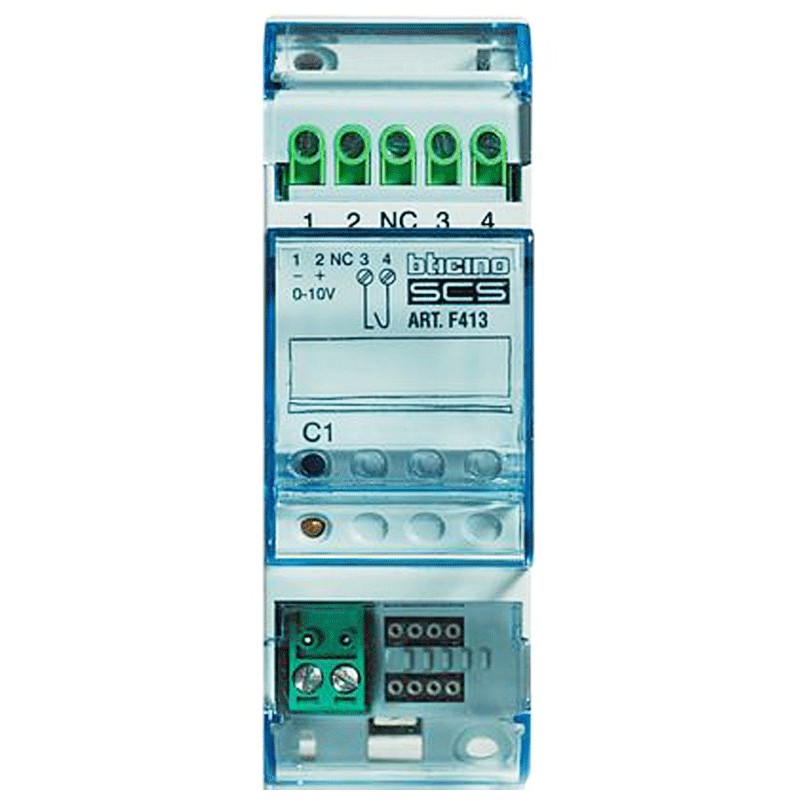 Attuatore Bticino Dimmer Con 1 Uscita 2 Moduli Din F413n