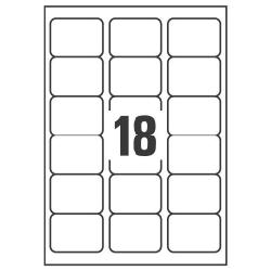 Avery Etichette Per Indirizzi 63 5X46 6 - X Foglio N 18 (100FF.) Laser (l Lc I)(conf.da 1800 Etichette) L7161-100