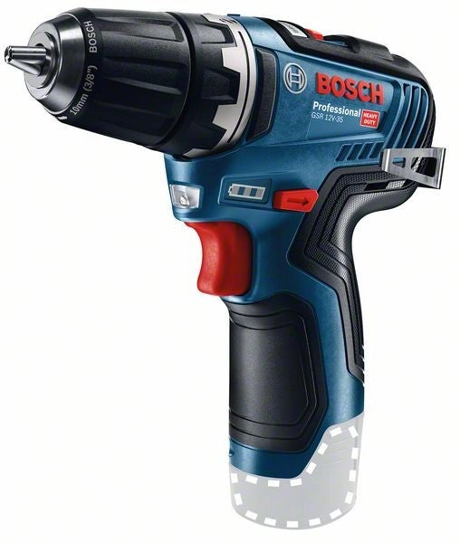 Avvitatore 35nm Bosch 12V 35nm di coppia con mandrino solo macchina GSR 12V-35 Avvitatore 35nm Bosch 12V 35nm di coppia con mandrino solo macchina GSR 12V-35