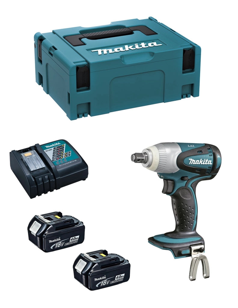 Avvitatore ad Impulsi MAKITA DTW251RMJ (2 x 4,0 Ah + DC18RC + MAKPAC 2)