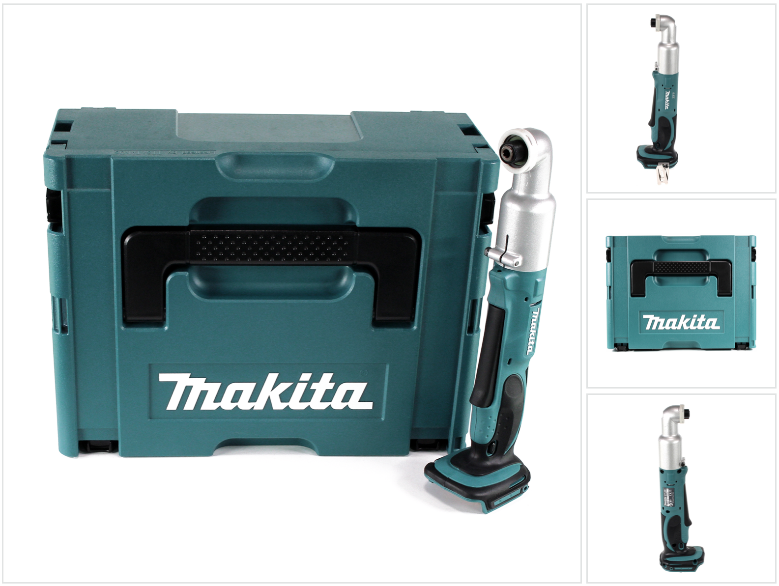 Avvitatore Angolare A Impulsi A Batteria Makita Dtl 061 Zj 18 V 1/4" 60 Nm + Makpac Solo - Senza Batteria, Senza Caricabatterie