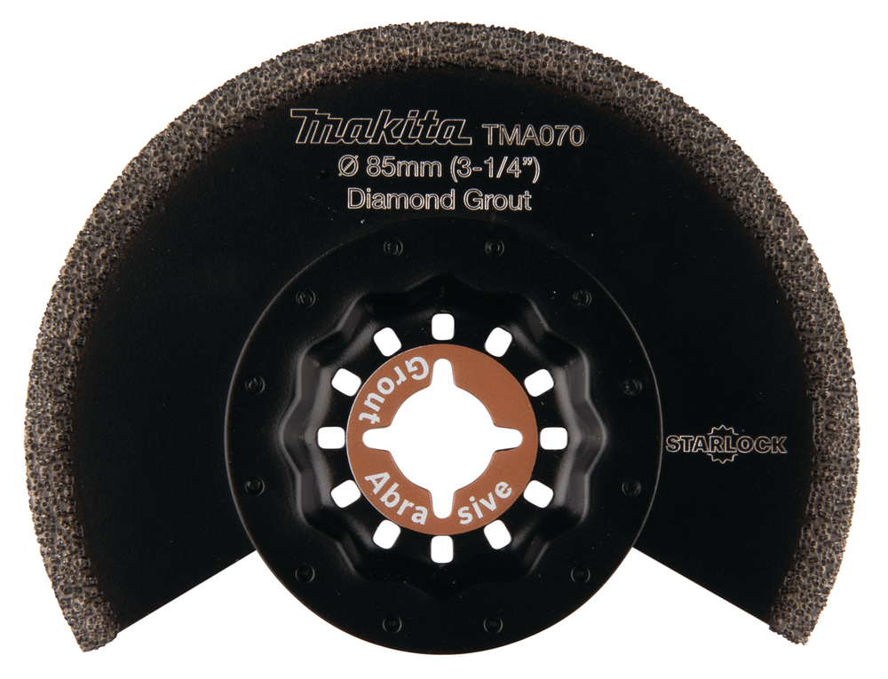 B-65034 Tma070 Lama Diamantata Abrasiva Per Utensile Multifunzione Starlock - Makita