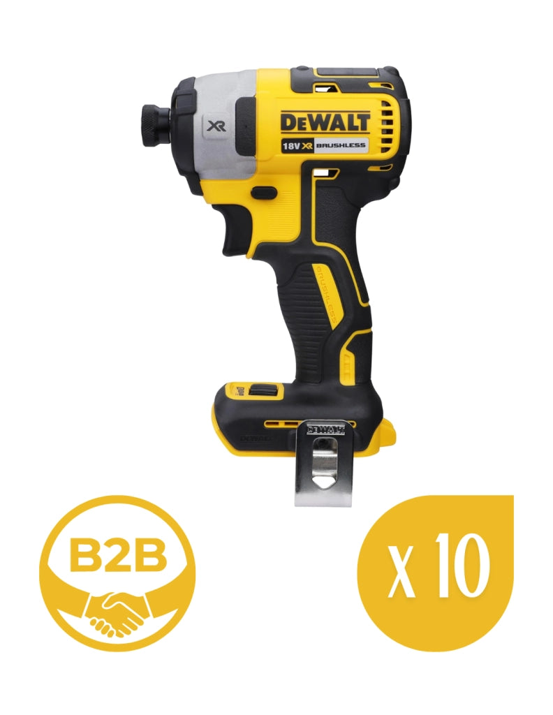 [B2B] Avvitatore ad Impulsi DeWALT DCF887N (Solo corpo) Pacco da 10 Unità