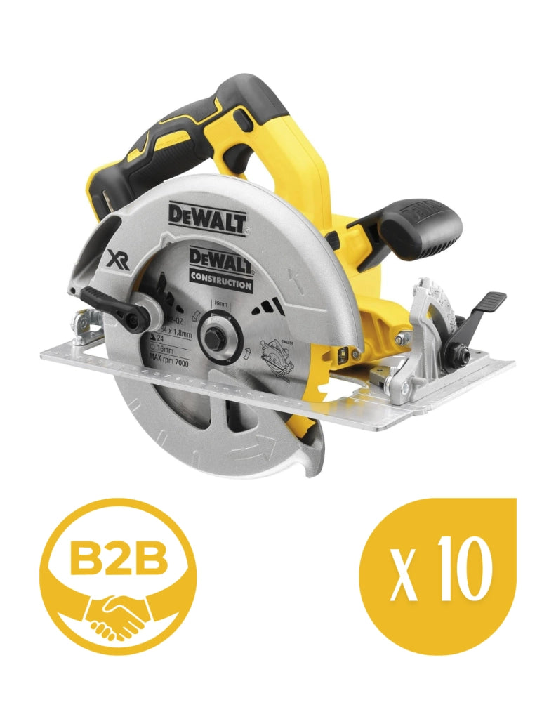 [B2B] Sega Circolare DeWALT DCS570N (Solo corpo) Pacco da 10 Unità