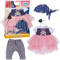 BABY born® Costume da ragazza pirata 43cm, Accessori della bambola