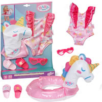 BABY born Swim Set Unicorn 43cm, Accessori della bambola