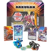 Bakugan, Baku-Tin, Sectanoid, pregiata scatola di latta da collezione con Bakugan misterioso, carte collezionabili, giocattoli per bambini dai 6 anni in su, Gioco di abilità