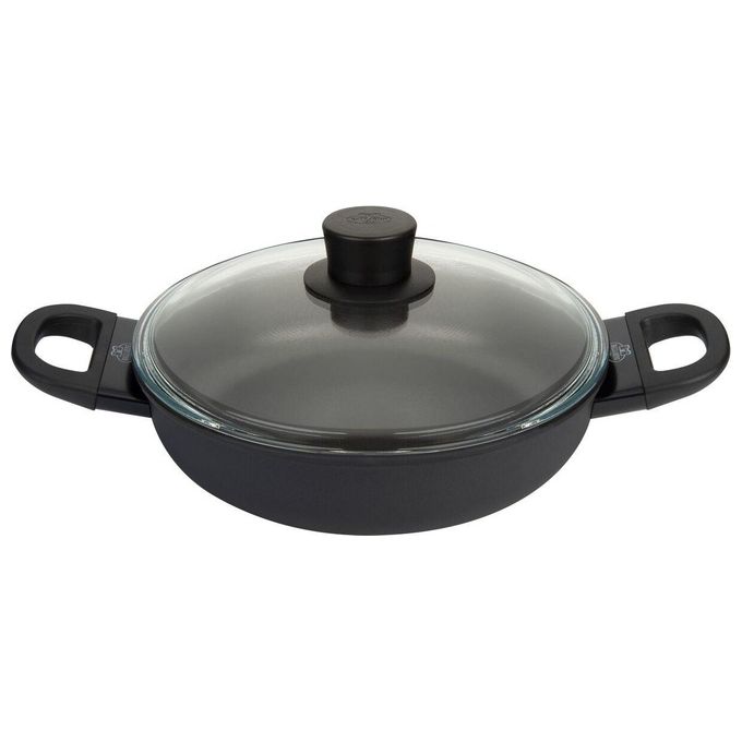 Ballarini 75002-922-0 Avola Pirofila da Servizio con Coperchio in Vetro 24 cm con Rivestimento Antiaderente Keravis 3 Strati Adatto a Induzione e Gas Forno Fino a 160°C colore Nero Ballarini 75002-922-0 Avola Pirofila da Servizio con Coperchio in Vetro 24 cm con Rivestimento Antiaderente Keravis 3 Strati Adatto a Induzione e Gas Forno Fino a 160°C colore Nero