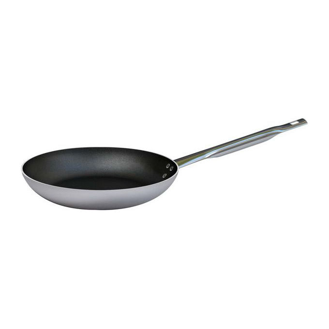 Ballarini 8003150517079 6700 Padella Svasata Bassa 28 cm con Rivestimento Kerastone Profi Antiaderente e Fondo Anti Distaccamento per Induzione colore Nero