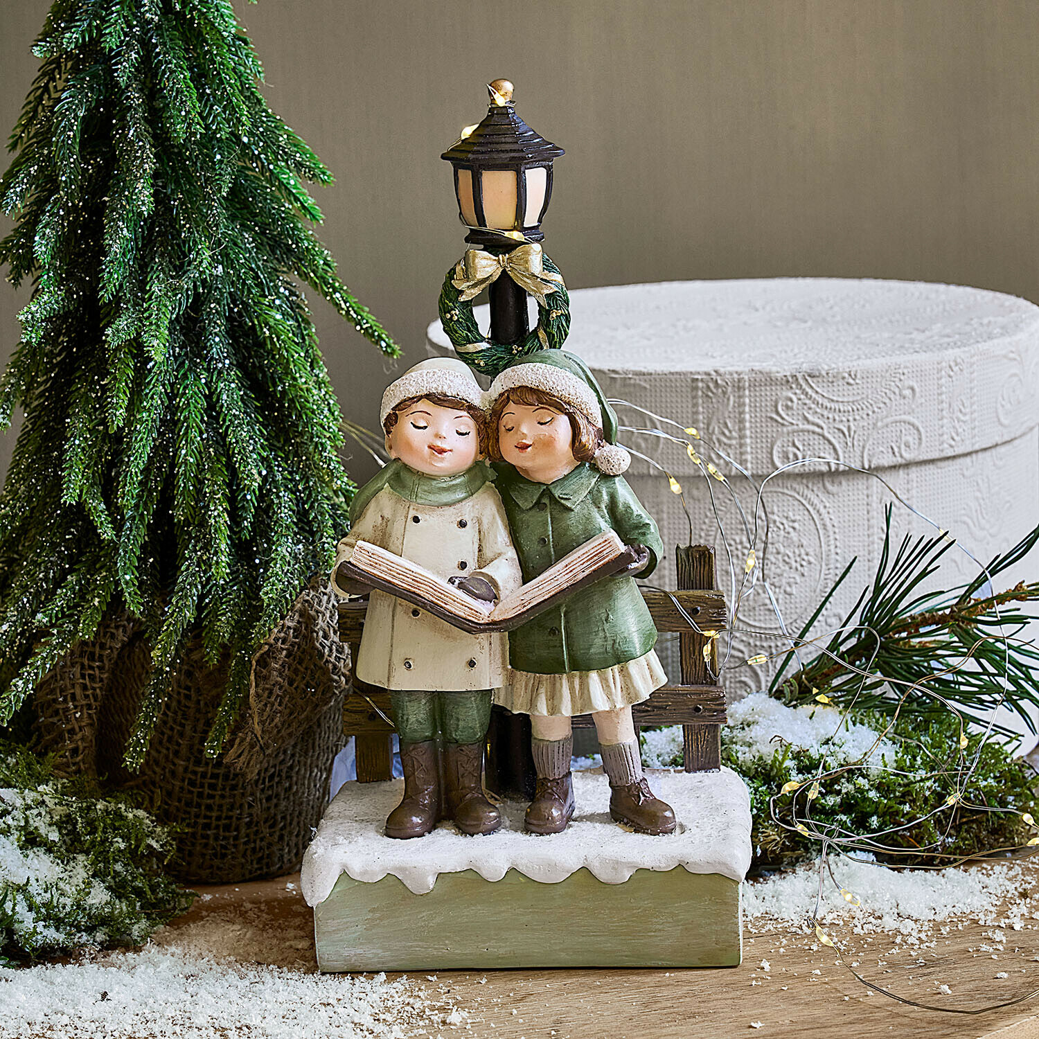 Bambini decorativi con lanterna a LED Jerries