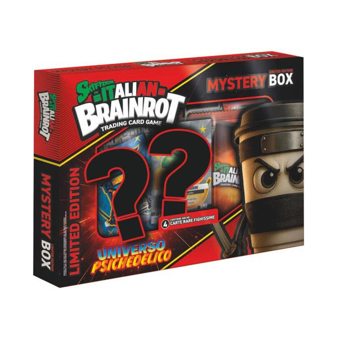 Bandai CAR3008 Skifidol Italian Brainrot Universo Psichedelico Mystery Box Limited Edition Gioco di Carte Collezionabili Serie Alpha