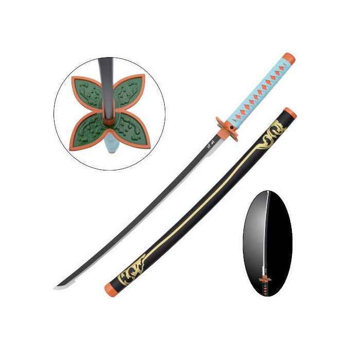 Bandai ZS658WGD Katana Ornamentale a LED Demon Slayer Shinobu Replica