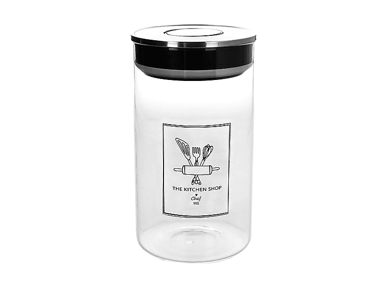 Barattolo ermetico TOGNANA con coperchio, Vetro, 1400 ml