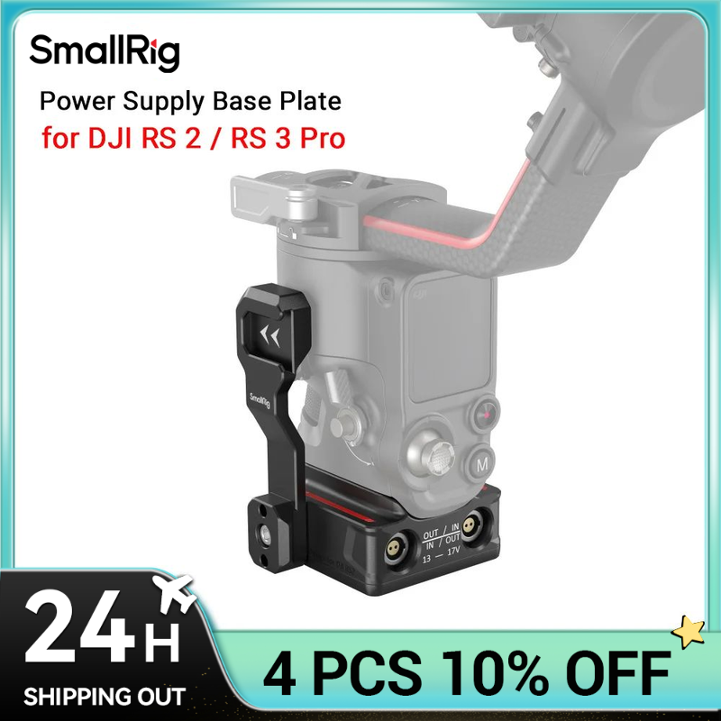 Base di alimentazione SmallRig per DJI RS 2 / RS 3 Pro / RS 4 Pro / RS 5 Soluzione di alimentazione esterna per DJI RS 2 / RS 3 Pro 3252