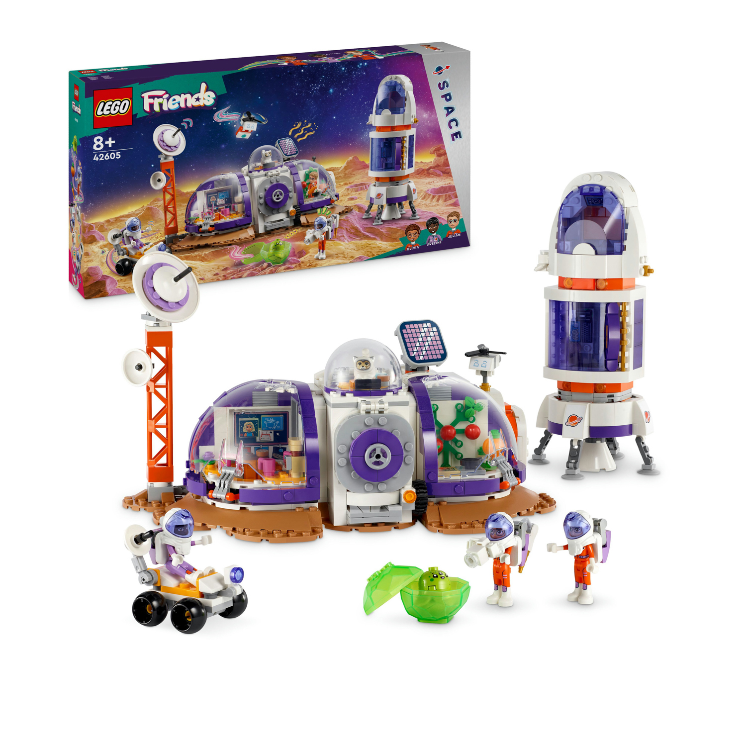 Base spaziale su Marte con razzo Lego Friends Base spaziale su Marte con razzo Lego Friends