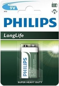 Batteria Philips Longlife Da 9v