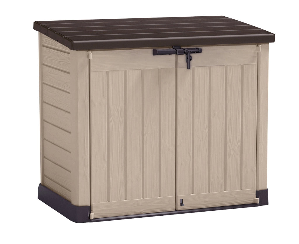 Baule da Esterno Keter Store-it-Out Max 145,5x82x125 cm in Resina Beige