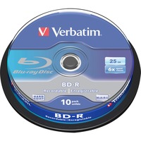 BD-R SL 25GB 6 x 10 Pack Spindle 10 pz, Dischi Blu-ray