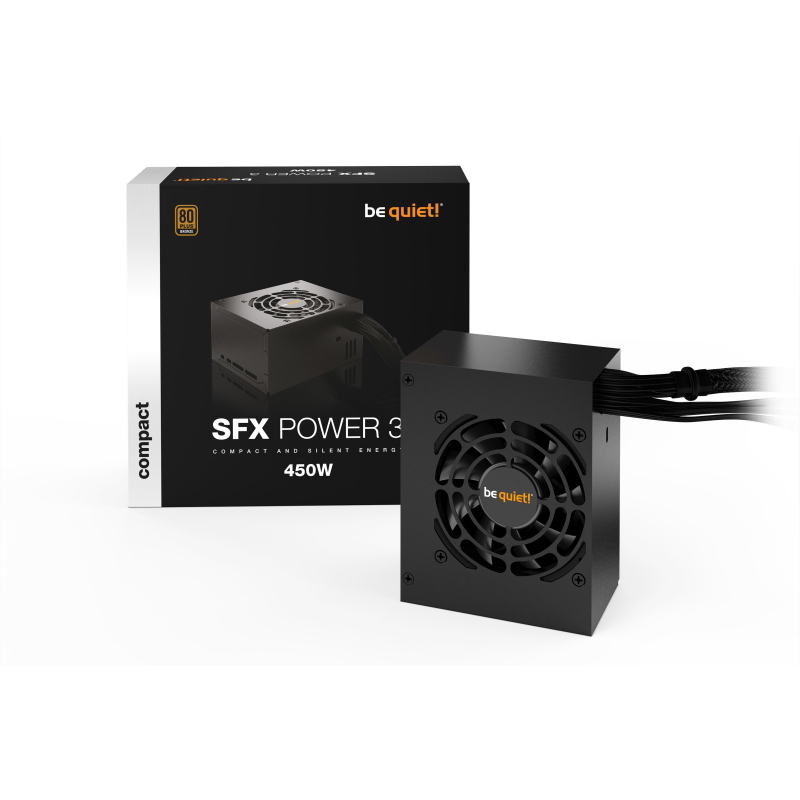 Be quiet! sfx power 3 450w alimentatore per computer 20+4 pin atx nero