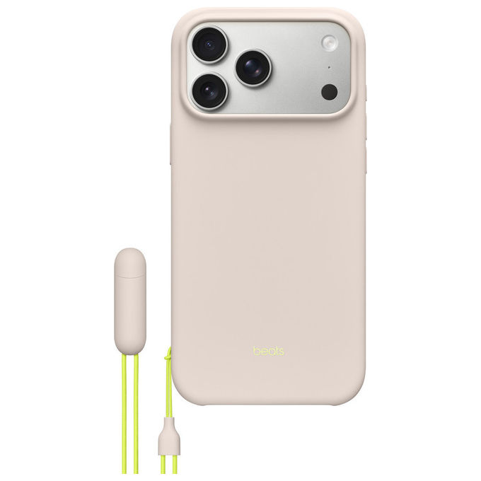 Beats Custodia con MagSafe per iPhone 17 Pro Max Lime con Laccetto Beats Custodia con MagSafe per iPhone 17 Pro Max Lime con Laccetto