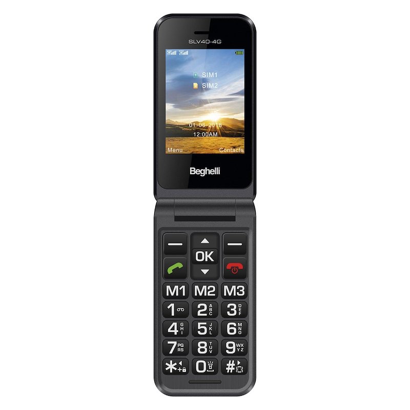 Beghelli Cellulare Flip 9208 Slv40 Grigio