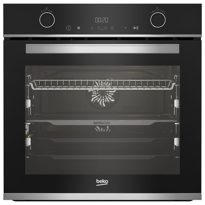Beko 7768287623 bPRO500 Forno da incasso multifunzione 72 L Classe A+ SplitandCook AeroPerfect (59.4x56.7x59.5 cm) colore Acciaio inox Beko 7768287623 bPRO500 Forno da incasso multifunzione 72 L Classe A+ SplitandCook AeroPerfect (59.4x56.7x59.5 cm) colore Acciaio inox