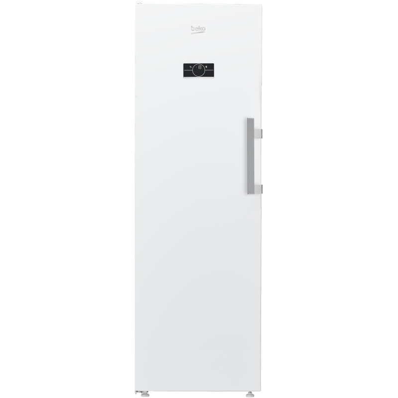 BEKO B5RMFNE314W Congelatore verticale, Capacità netta 286 l, dimensioni: L 59,7 cm, A 186,5 P 75,4 Rumorosità 34 dB(A), 5 cassetti, BIANCO, Classe E