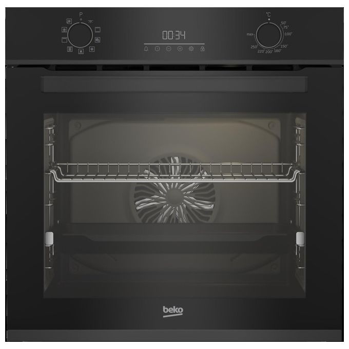 Beko BBIM13300CDXE Serie B300 Forno da incasso elettrico 72 L Classe A+ Cottura ventilata Pulizia a vapore (59.5x59.4x56.7 cm) colore Nero Beko BBIM13300CDXE Serie B300 Forno da incasso elettrico 72 L Classe A+ Cottura ventilata Pulizia a vapore (59.5x59.4x56.7 cm) colore Nero