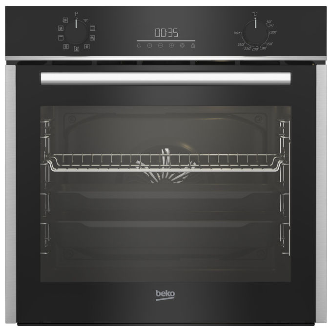 Beko BCBIM16300XDE b300 Forno da incasso Elettrico Multifunzione 72 L Classe A+ 9 Funzioni Grill Aria Calda 3D (60x60x60 cm) colore Acciaio Inox Beko BCBIM16300XDE b300 Forno da incasso Elettrico Multifunzione 72 L Classe A+ 9 Funzioni Grill Aria Calda 3D (60x60x60 cm) colore Acciaio Inox