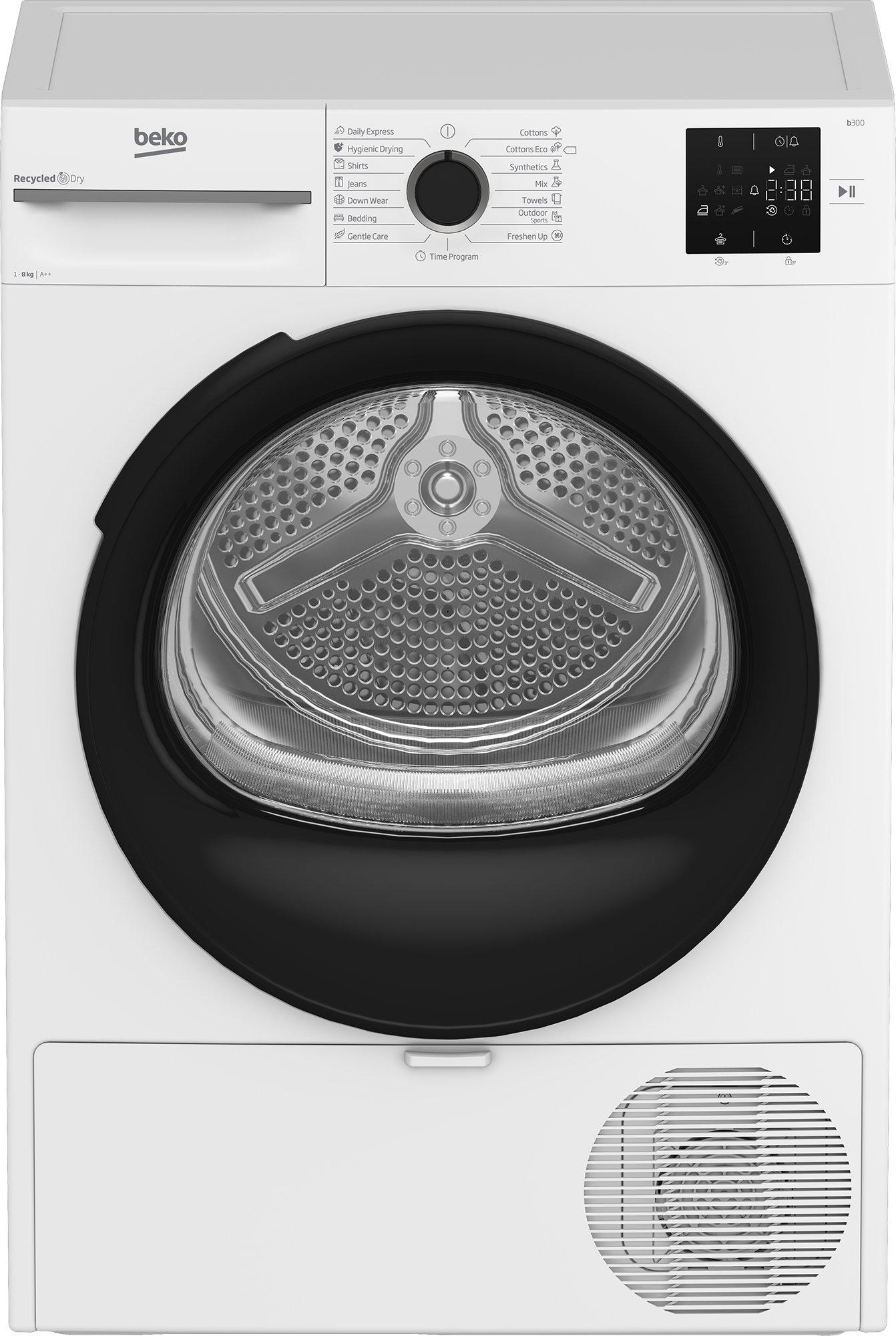 Beko Bm3t38230w Asciugatrice A Pompa Di Calore 8 Kg Beko Bm3t38230w Asciugatrice A Pompa Di Calore 8 Kg