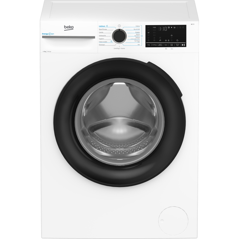 BEKO BMW109DB LAVATRICE, Caricamento frontale, 10 kg, 15 programmi, Profondità 58 cm, Giri 1400 rpm, BIANCO, livello rumorosità centrifuga 72 dB(A), Classe A BEKO BMW109DB LAVATRICE, Caricamento frontale, 10 kg, 15 programmi, Profondità 58 cm, Giri 1400 rpm, BIANCO, livello rumorosità centrifuga 72 dB(A), Classe A