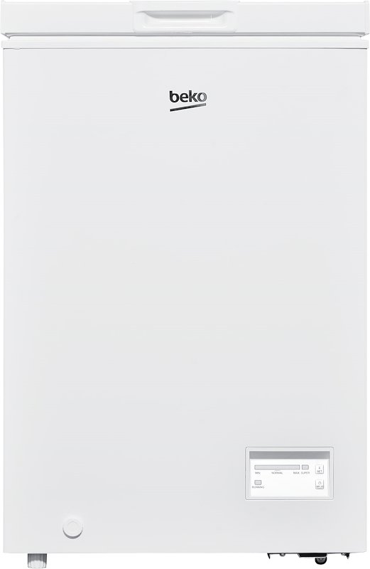 BEKO CF100EWN Congelatore pozzo, Capacità netta 98 l, dimensioni: L 54,5 cm, A 84,5 P Rumorosità 40 dB(A), BIANCO, Classe E