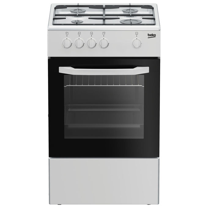 Beko - Cucina A Gas Csg42001fw-nero, Bianco