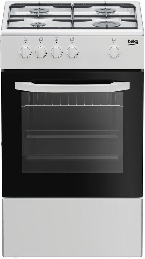 BEKO CUCINA A GAS CSG42001FW, Piano cottura a gas, zone 4, classe -