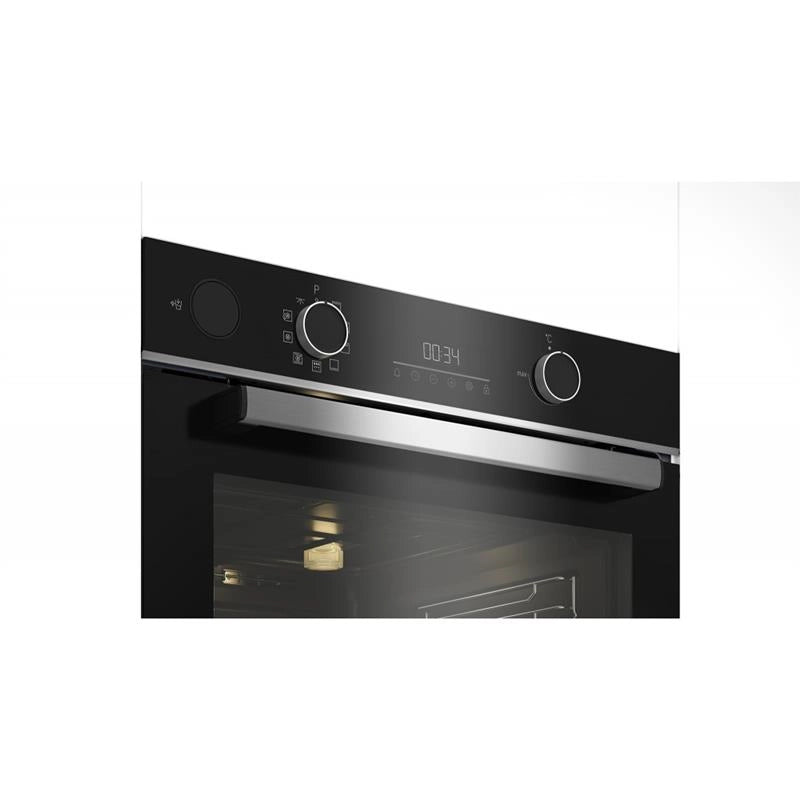 BEKO FORNO DA INCASSO MULTIFUNZIONE ELETTRICO 60 CM ASSISTITO A VAPORE CLASSE A+ AEROPERFECT CRISTALLO NERO E ACCIAIO INOX BEYOND B300 BBIS13300XMPE BEKO FORNO DA INCASSO MULTIFUNZIONE ELETTRICO 60 CM ASSISTITO A VAPORE CLASSE A+ AEROPERFECT CRISTALLO NERO E ACCIAIO INOX BEYOND B300 BBIS13300XMPE