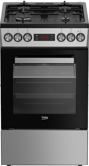 Beko Fsm52332dxdt Freestanding In Acciaio Inox 60 Litri 4 Fuochi