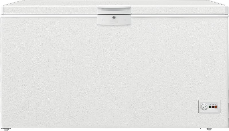 BEKO HSM46740 Congelatore pozzo, Capacità netta 451 l, dimensioni: L 155,5 cm, A 86 P 67,5 Rumorosità 36 dB(A), BIANCO, Classe E