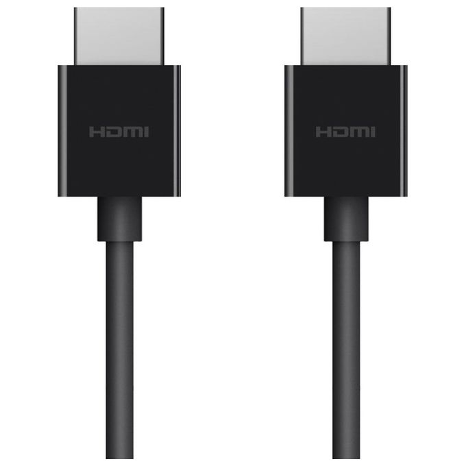 Belkin AV10175BT2MBKV2 Cavo HDMI 2.1 Premium ad Alta Velocita' Ultra 48 Gbps 8K a 60 Hz 4K a 120 Hz Dolby Vision VRR eARC colore Nero Belkin AV10175BT2MBKV2 Cavo HDMI 2.1 Premium ad Alta Velocita' Ultra 48 Gbps 8K a 60 Hz 4K a 120 Hz Dolby Vision VRR eARC colore Nero